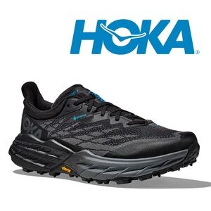 HOKA Speedgoat 5 GTX Spike in Black (Men’s Size 13D)
